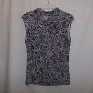 Worthington Animal Print Knit Top